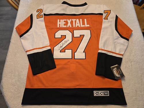 Ron hextall signed flyers - signed,