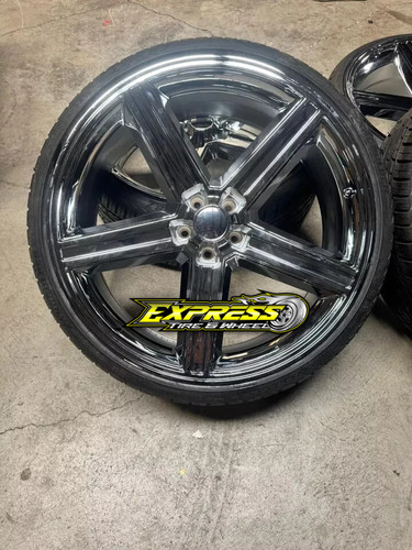 Chrome iroc wheels - 24",