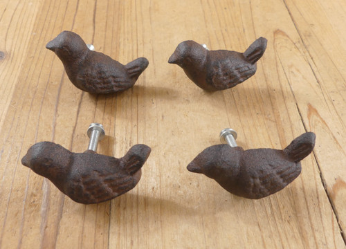 Cast iron bird cabinet - iron,