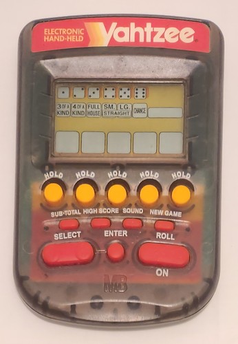 1995 yahtezz handheld - yahtezz,