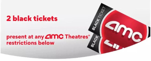 Amc black ticket no - black,