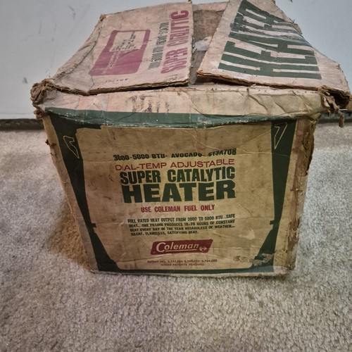 Coleman 513a catalytic heater - catalytic,