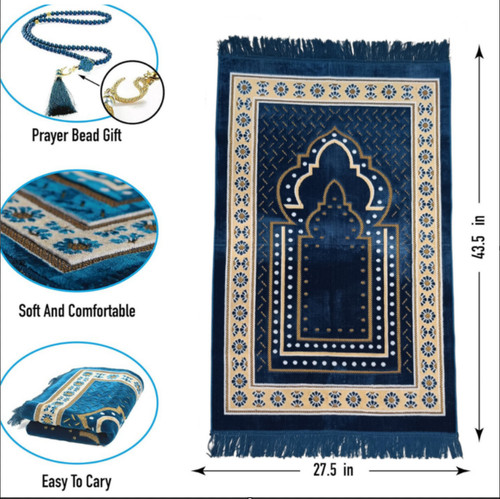 Blue velvet muslim - muslim, prayer