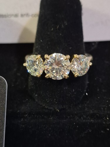4cttw size three stone - size, 8.5