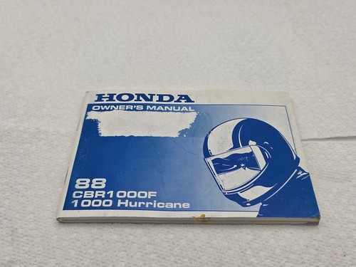 1988 honda cbr1000f owner - 1988, owner's