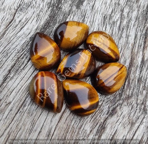 Natural tiger eye pear - pear, shape