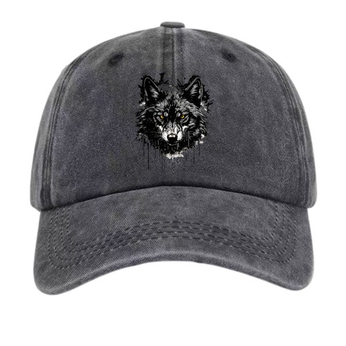 Wolf graphic dad - graphic, hat