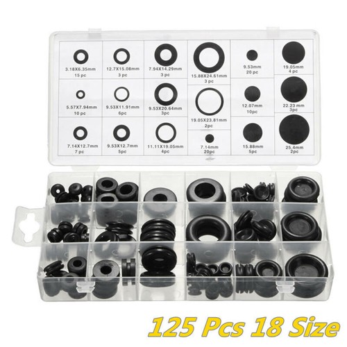 125 pcs rubber grommet - 125,