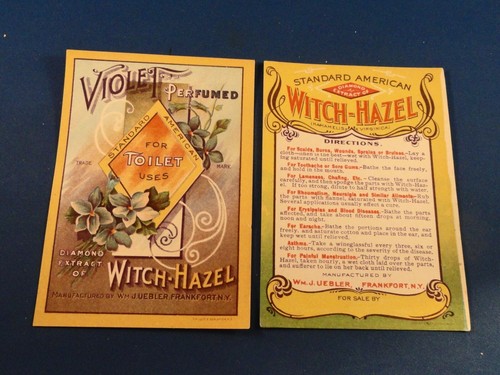 Antique witch hazel bottle - antique,