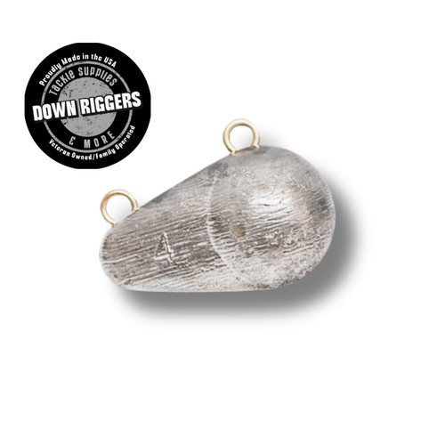 4lb oval downrigger ball down - downrigger, ball: