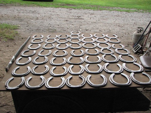 Used steel horseshoes - used,