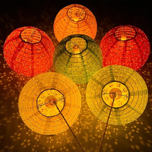 12pcs chinese paper lanterns - chinese,