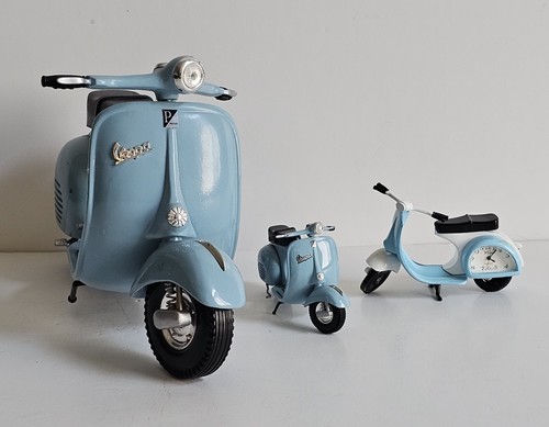 Vintage sky blue vespa - blue,
