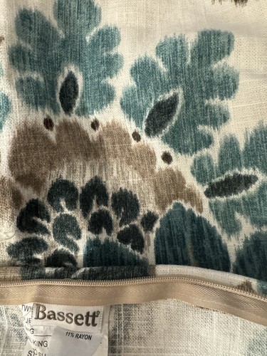 Standard sham bassett zipper - sham,