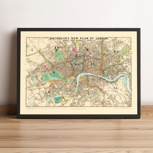 London old map 1859 - (uk),