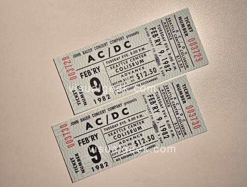 Pair concert tickets - 1,