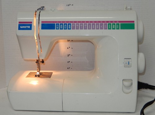 White sewing machine - sewing, model