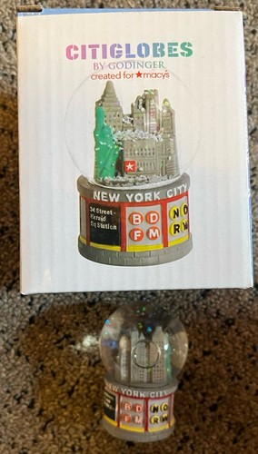 New york city snow - new, globe
