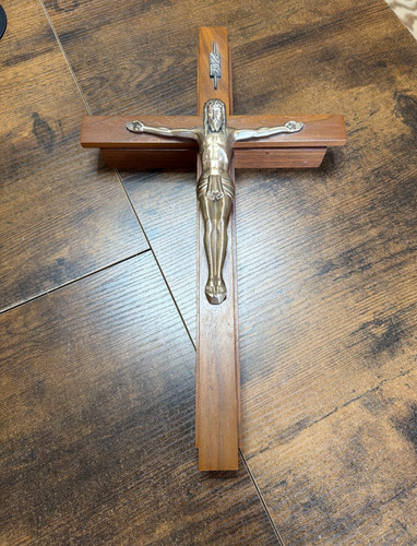 Vintage last rites wooden sick - wooden,
