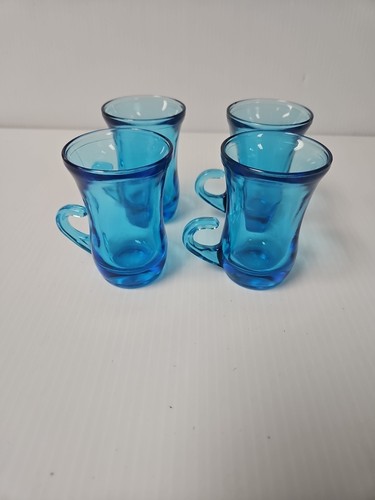 Blue glass expresso - expresso, set