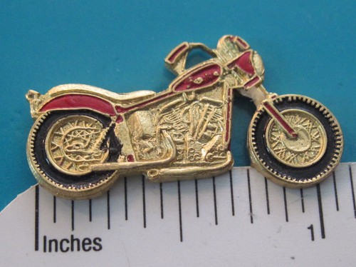 Motorcycle hat pin tie - -,