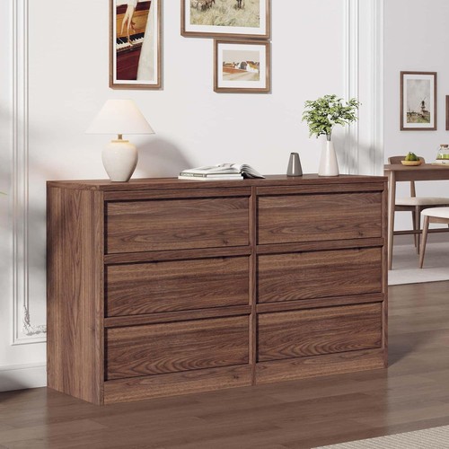 Drawer dresser wood chest of - 6,