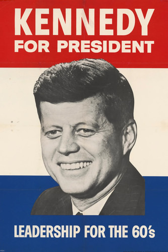 Jfk campaign poster - jfk,