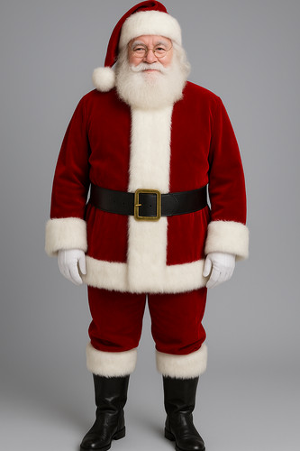 Red santa costume with - red,