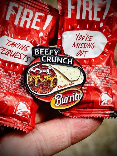 Taco bell hat - taco, beefy