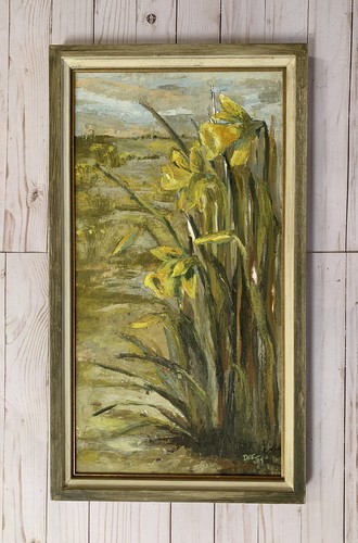 Vtg original oil - original, painting