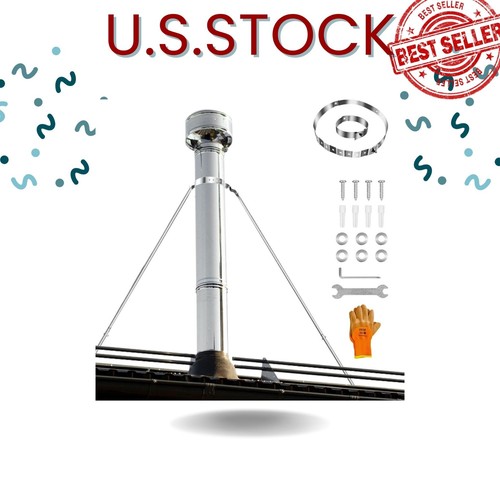 Extended chimney roof bracket - extended,