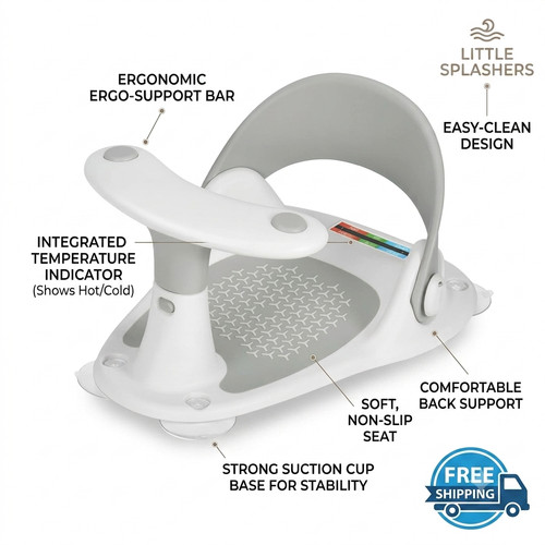 Baby bath seat thermometer - baby,