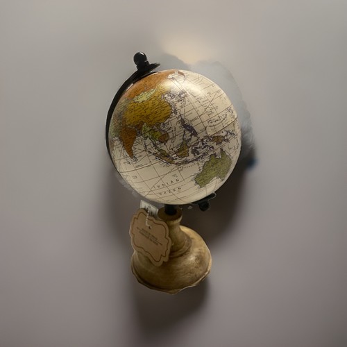 World globe made india - in,