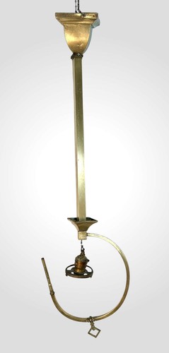 Antique brass gasolier - antique,