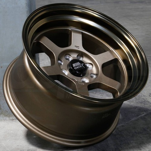 15x7 matte bronze wheels - 15x7,