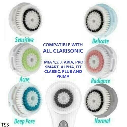 Facial brush head - 2-pk,