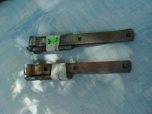 Gate hinges 2 pair - hinges, 12"