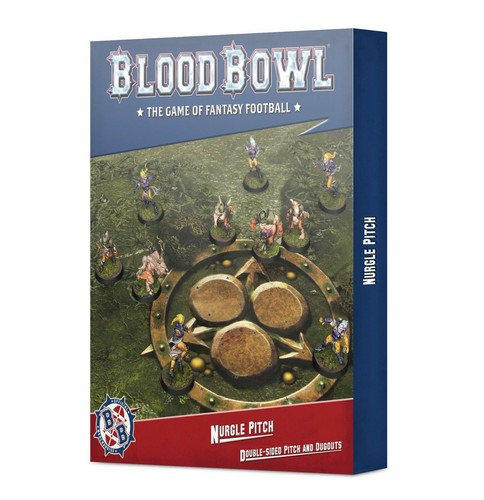Pitch dugouts nurgle team - pitch,