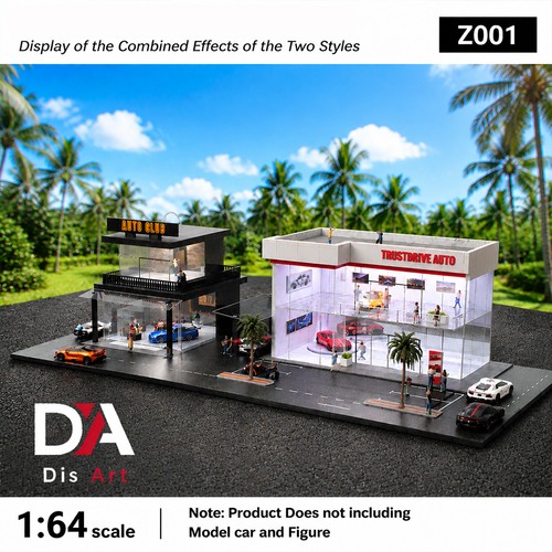 Diorama garage display - garage,