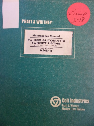 Colt pratt whitney maintenance - pratt,