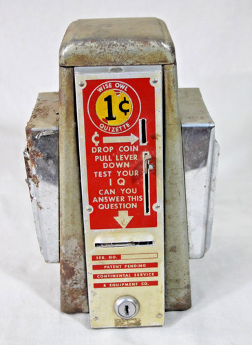 Vintage wise owl quizette - owl,
