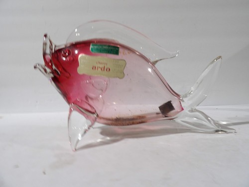 Luxardo murano art glass fish - murano,