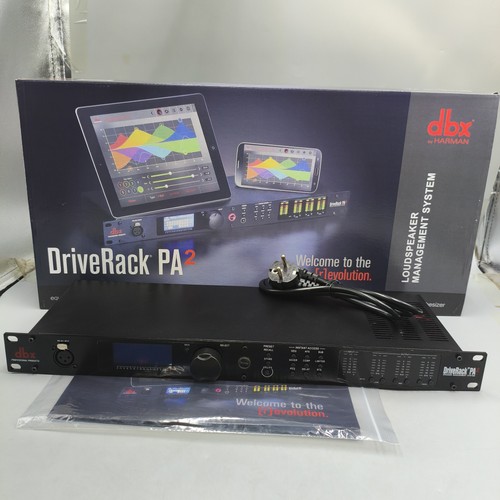 Dbx driverack pa2 complete - dbx,