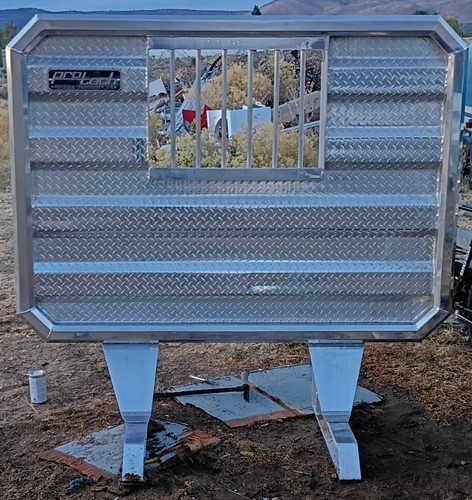 X80 aluminum headache cab - aluminum,