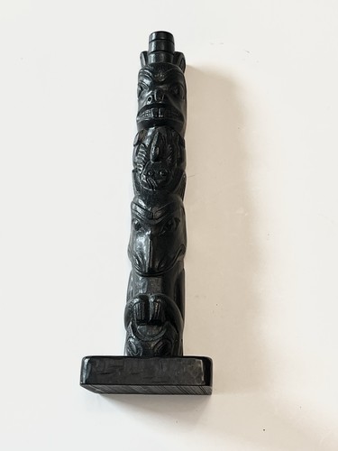 Vintage miniature haida totem - haida,