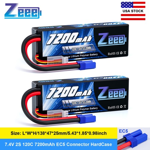 Zeee 120c 7200mah - 2x, 7.4v