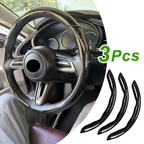 3pcs glossy carbon fiber - glossy,