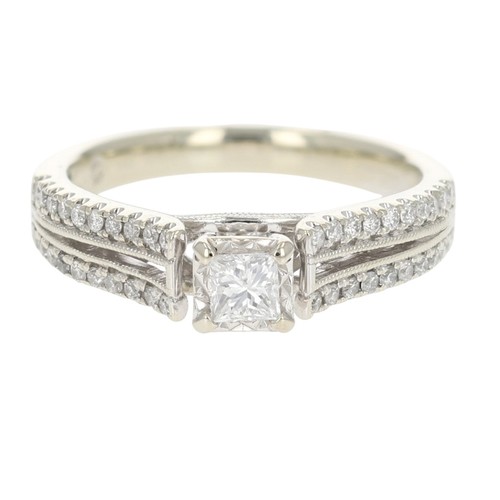 36ctw princess cut diamond - .36ctw,
