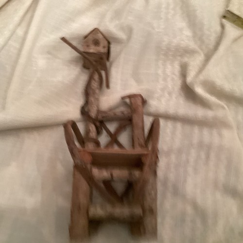 Vintage twig bent wood chair - vintage,