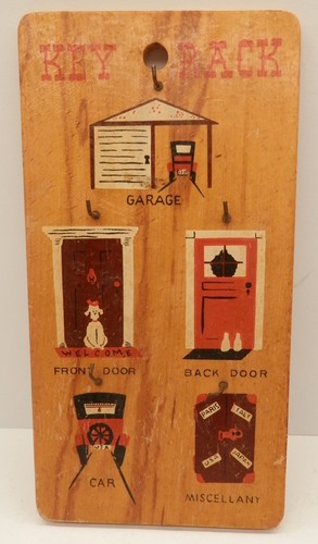 Wooden key rack - wooden,